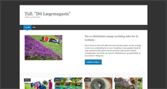 Desktop Screenshot of ditlaegemagasin.dk